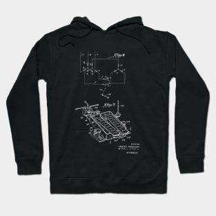 Driving Arrangements for Sewing Machine Vintage Patent Hand Drawing Hoodie